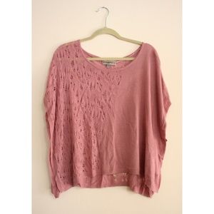 Dusty pink, knit top